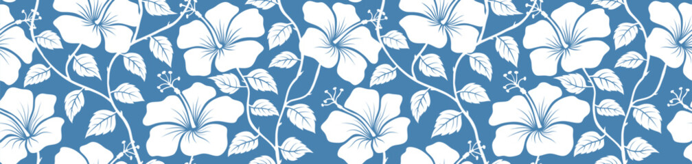 hibiscus pattern. © andin