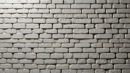 Obraz premium Minimalist White Brick Wall Texture. Abstract background.