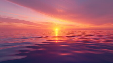 Fototapeta premium Sunset Over the Water