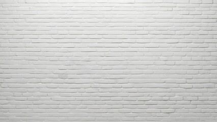Fototapeta premium Minimalist White Brick Wall Texture. Abstract background.
