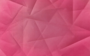 Naklejka premium Wrinkled and crumple paper texture abstract background vector. Crumpled pink paper texture. Trendy color and surface for text and design.