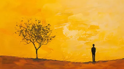 Fototapeten Colorful abstract oil painting art background. Abstract oil painting background. Stunning landscape oil painting art. © waqar