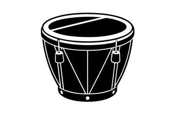 Timpani icon silhouette vector art illustration