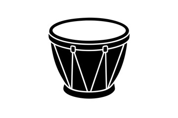 Timpani icon silhouette vector art illustration