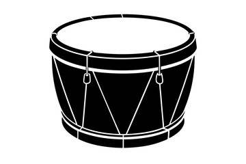 Timpani icon silhouette vector art illustration