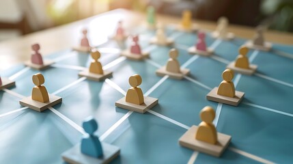 Interconnected Figures: A Network of Relationships