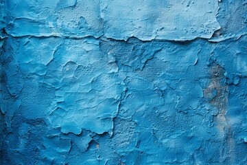 Obraz premium Blue textured concrete background created with Generative AI