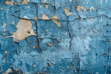 Fototapeta premium Blue textured concrete background created with Generative AI