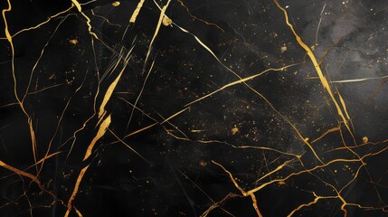 black and gold marble textures background