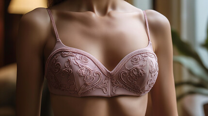 Elevate your evening wear with our luxurious balconette bra. Designed with intricate embroidery and satin finishes, this bra offers a sophisticated lift and a glamorous silhouette