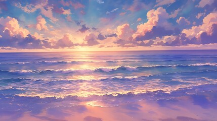 Fototapeta premium Cabin in the Woods at Sunset