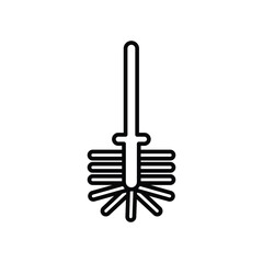Toilet brush icon vector design templates simple and modern