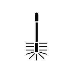 Toilet brush icon vector design templates simple and modern