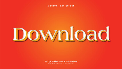 Download 3d editable text effect template