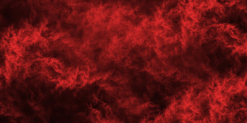 red color dust particles explosion cloud on black background minimal design and artistic watercolor splashes background. Wallpaper Created Using Artificial Intelligence