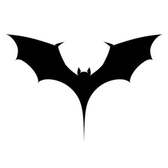 Fototapeta premium illustration logo of minimalist outline of a bat