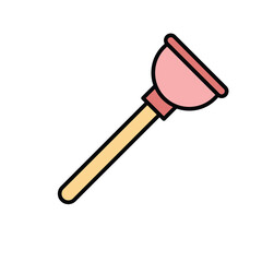 Plunger icon vector design templates simple and modern