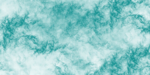 green color dust particles explosion cloud on white background minimal design and artistic watercolor splashes background. Wallpaper Created Using Artificial Intelligence