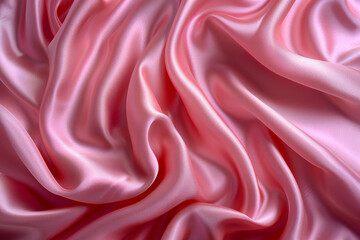 Fototapeta premium Glossy Pink Fabric Background