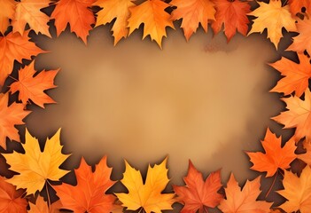 leaf border background
