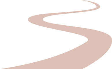 Winding Path Illustration 