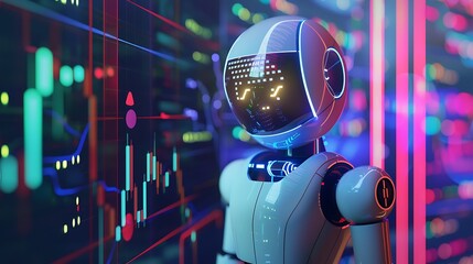 Robot Looking at Data Display