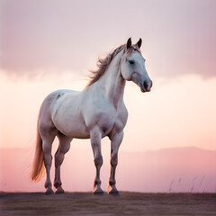 Obraz premium horse in the field