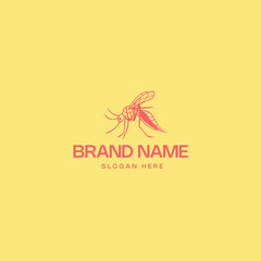 Mosquito logo template vector icon illustration - vector graphics 