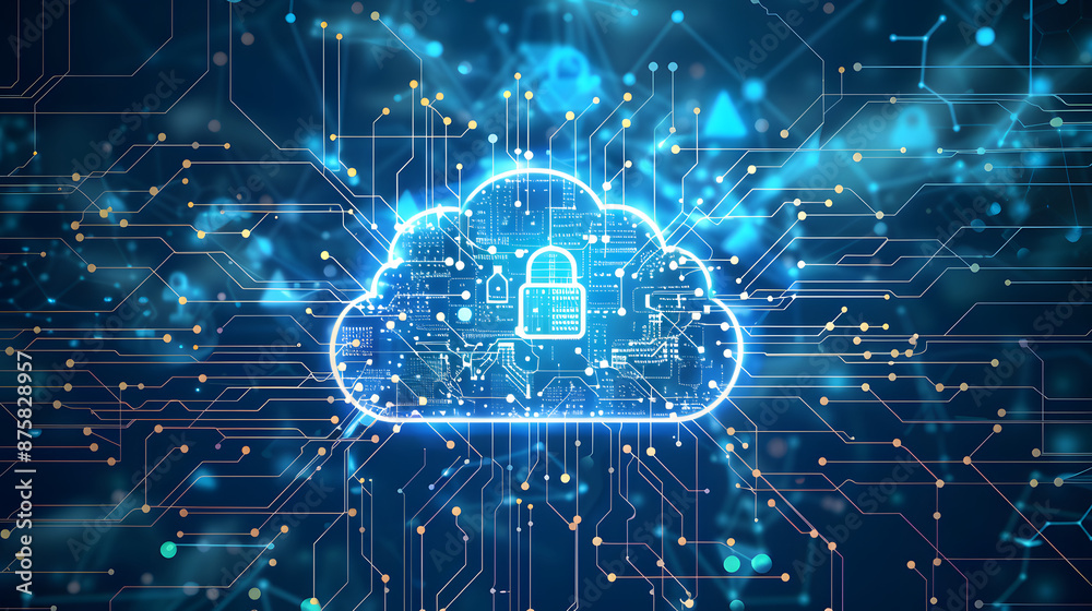 Poster technological elements machine learning cloud computing