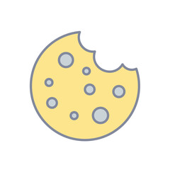 Cookie vector icon