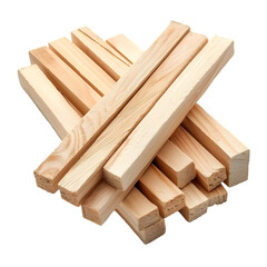 balsa wood isolated on white background genrated by AI
 

