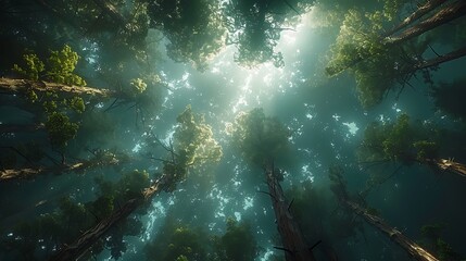 Obraz premium scene with rays of light