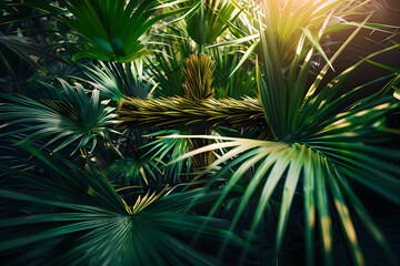 palm sunday concept cross made of palm and tropical leaves christian moveable feast to celebrate jesus triumphal entrance into jerusalem