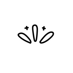 sparkling streaks of lines