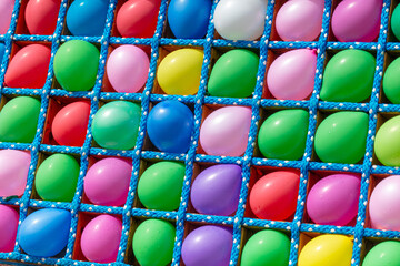 Multi-colored balls as a background