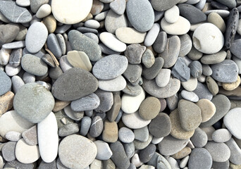 Stone Pebbles as an abstract background. Texture