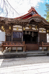 Naklejka premium 大阪箕面の勝尾寺の三宝荒神堂