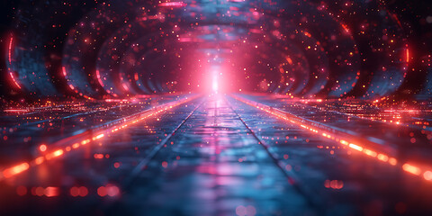 Obraz premium Realistic VR Environment: Empty Canvas & Copy Space