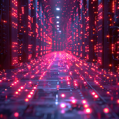 Vibrant Big Data Concept Background