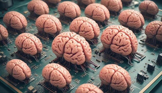 Computer-Style Realistic 3D Fusion of Human Brains - Brain Computer Interface - Biological Computing