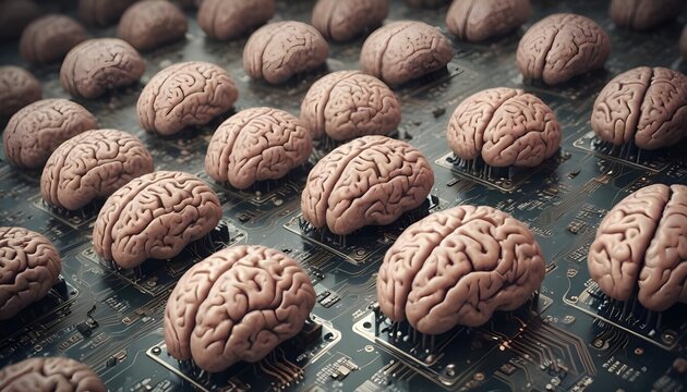 Computer-Style Realistic 3D Fusion of Human Brains - Brain Computer Interface - Biological Computing