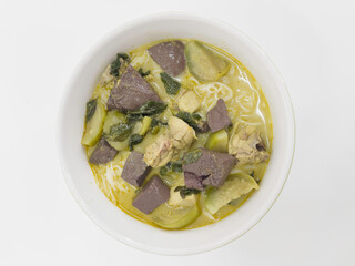 Thai green curry traditional spicy asian cuisine