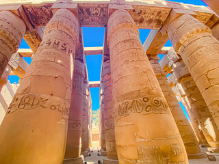 Karnak Temple is dedicated to the temple complex of Ancient Egypt. Thebes, Karnak, Luxor, Egypt