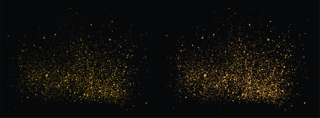 Splatter glowing golden sparks gold glitter luxury background