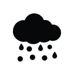 Hail vector icon