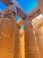 Karnak Temple is dedicated to the temple complex of Ancient Egypt. Thebes, Karnak, Luxor, Egypt