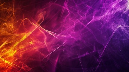 Abstract Purple and Orange Swirls