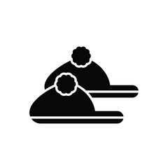 Slippers vector icon