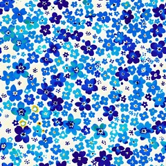 Beautiful Pink Floral Pattern on Light Gray Background