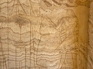 Obraz premium Karnak Temple is dedicated to the temple complex of Ancient Egypt. Thebes, Karnak, Luxor, Egypt